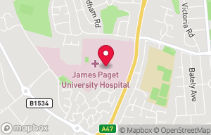 Sir James Paget Library, James Paget University Hospital on the map