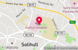 Solihull Hospital Library on the map