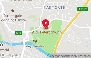 Click to open full map Anglia Ruskin University Library - Peterborough on the map